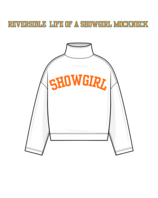 SHOWGIRL REVERSIBLE MOCKNECK